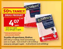 Auchan Szynka eksportowa wieprzowa Krakus oferta