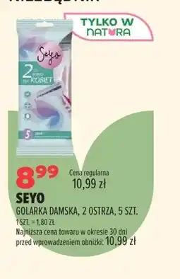 Drogerie Natura Golarka damska Seyo 2 ostrza oferta