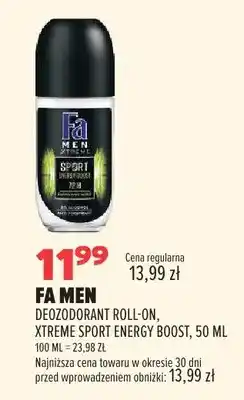 Drogerie Natura Dezodorant roll-on Fa Men Xtreme Sport Energy Boost oferta