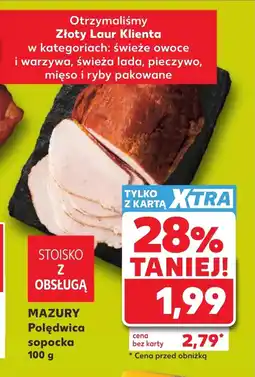 Kaufland Polędwica Mazury oferta