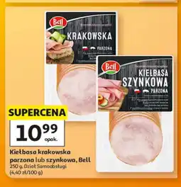 Auchan Kiełbasa szynkowa parzona Bell oferta
