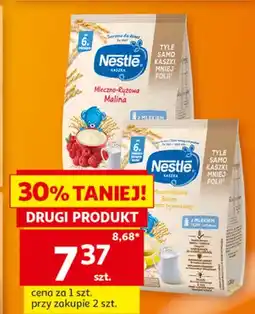 Auchan Kaszka mleczno-ryżowa Nestlé Malina oferta