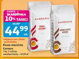 Auchan Kawa ziarnista Carraro Primo Mattino oferta