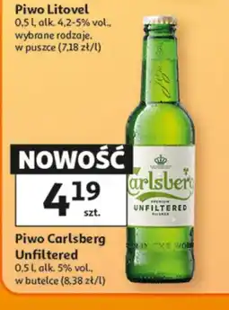 Auchan Piwo Carlsberg Unfiltered oferta