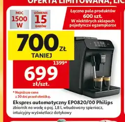 Auchan Ekspres automatyczny Philips EP0820/00 oferta