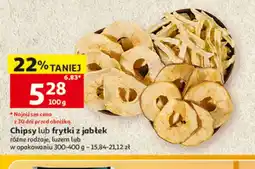 Auchan Chipsy z jabłek oferta