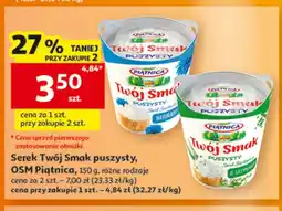 Auchan Serek Twój Smak puszysty naturalny Piątnica oferta
