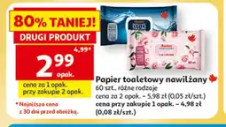 Auchan Papier toaletowy nawilżany Auchan oferta