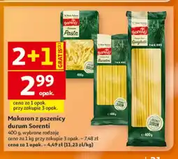 Auchan Makaron z pszenicy durum Sorenti Bucatini oferta