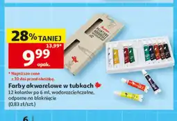 Auchan Farby akwarelowe w tubkach Auchan oferta