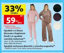 Auchan Spodnie dresowe Fendi oferta