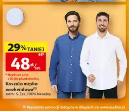 Auchan Koszula męska weekendowa Inextenso oferta
