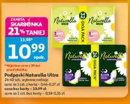 Auchan Podpaski Naturella Ultra Clean & Fresh oferta