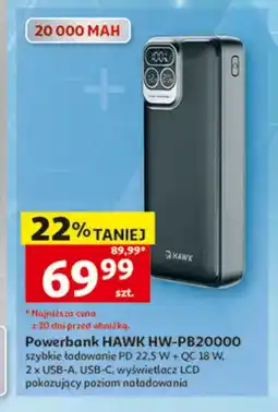 Auchan Powerbank Hawk HW-PB20000 oferta