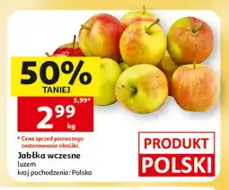 Auchan Jabłka wczesne polskie oferta