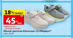 Auchan Obuwie sportowe dziewczęce Inextenso oferta
