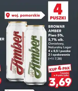 Kaufland Piwo Browar Amber oferta