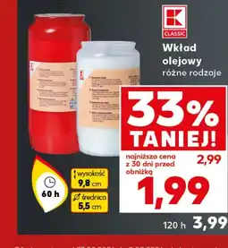 Kaufland Wkład olejowy K-Classic oferta