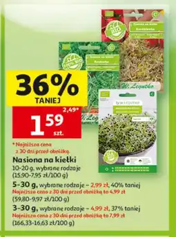 Auchan Nasiona na kiełki W. Legutko oferta