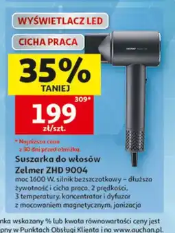 Auchan Suszarka do włosów Zelmer Zhd 9004 oferta