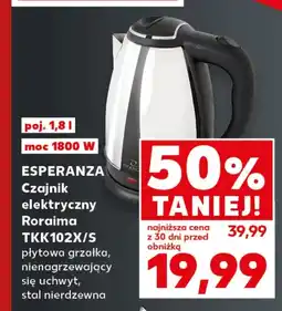 Kaufland Czajnik elektryczny Esperanza oferta