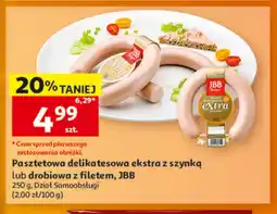 Auchan Pasztetowa delikatesowa ekstra drobiowa z filetem JBB oferta