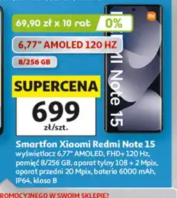 Auchan Smartfon Xiaomi Redmi Note 15 oferta