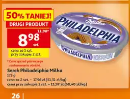 Auchan Serek Philadelphia Milka oferta