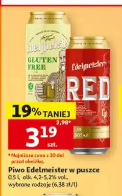 Auchan Piwo Edelmeister Gluten Free oferta