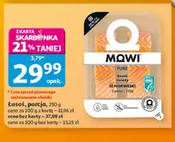 Auchan Łosoś porcja Mowi oferta