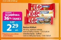 Auchan Baton KitKat Chunky oferta