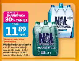 Auchan Woda mineralna Nałęczowianka 6-pak oferta