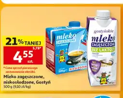 Auchan Mleko zagęszczone niesłodzone Gostyń oferta