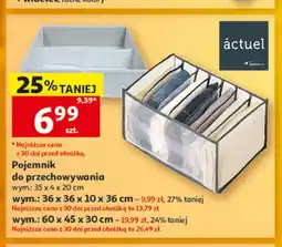 Auchan Pojemnik do przechowywania Actuel 60x45x30 cm oferta