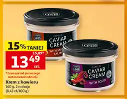 Auchan Krem z kawioru z wędzonym łososiem Sudrab Linis oferta