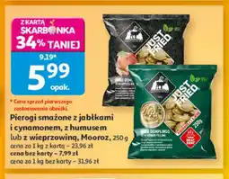 Auchan Pierogi smażone z jabłkami i cynamonem Mooroz oferta