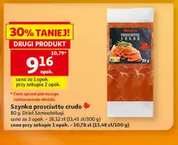 Auchan Szynka prosciutto crudo Auchan oferta