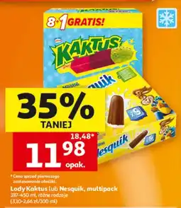 Auchan Lody Kaktus 9-pak oferta