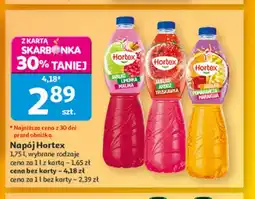 Auchan Napój Hortex jabłko limonka malina oferta