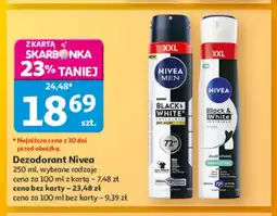 Auchan Dezodorant Nivea Men Black & White Invisible oferta
