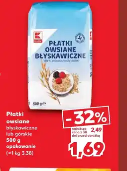 Kaufland Płatki owsiane K-Classic oferta