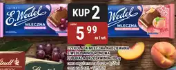 bi1 Czekolada Mleczna Nadziewana E.Wedel Winogronowa lub Biała Brzoskwinia oferta