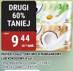 bi1 Papier Toaletowy Mola Rumiankowy lub Kokosowy oferta