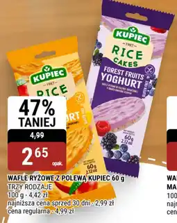 bi1 Wafle ryżowe z polewą Kupiec oferta