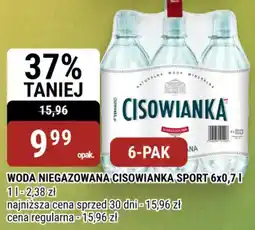 bi1 Woda niegazowana Cisowianka Sport oferta