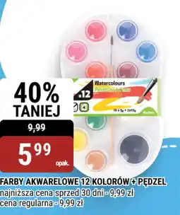bi1 Farby Akwarelowe 12 Kolorów + Pędzel oferta