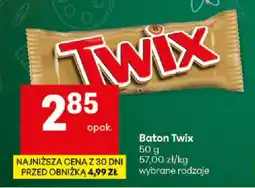 Delikatesy Centrum Baton Twix oferta