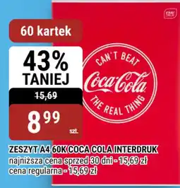 bi1 Zeszyt A4 60K Coca Cola Interdruk oferta