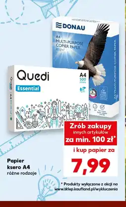 Kaufland Papier ksero Quedi oferta