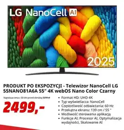 Media Markt Telewizor NanoCell Lg 55NANO81A6A 55 4K oferta
